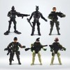 Dickly 6Pcs Action Figures Special Forces Army Men Figurines Collectible