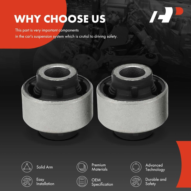 A-Premium 2 x Front Lower Rearward Control Arm Bushing Kit,