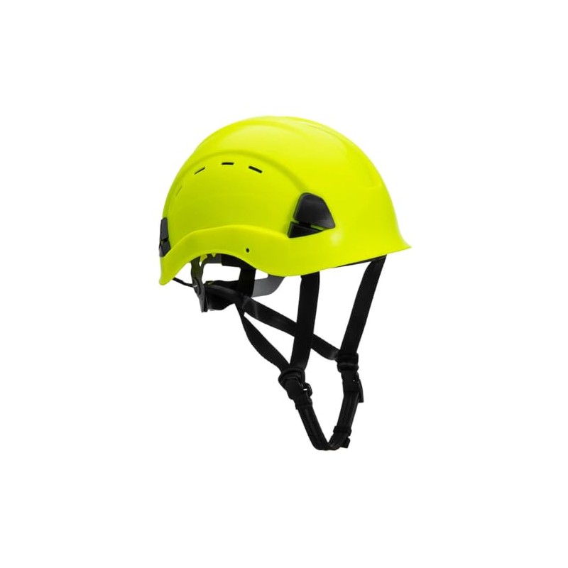 Portwest Height Endurance Mountaineer Helmet, Color: Hi-Vis Yellow, Size:, PS73YER