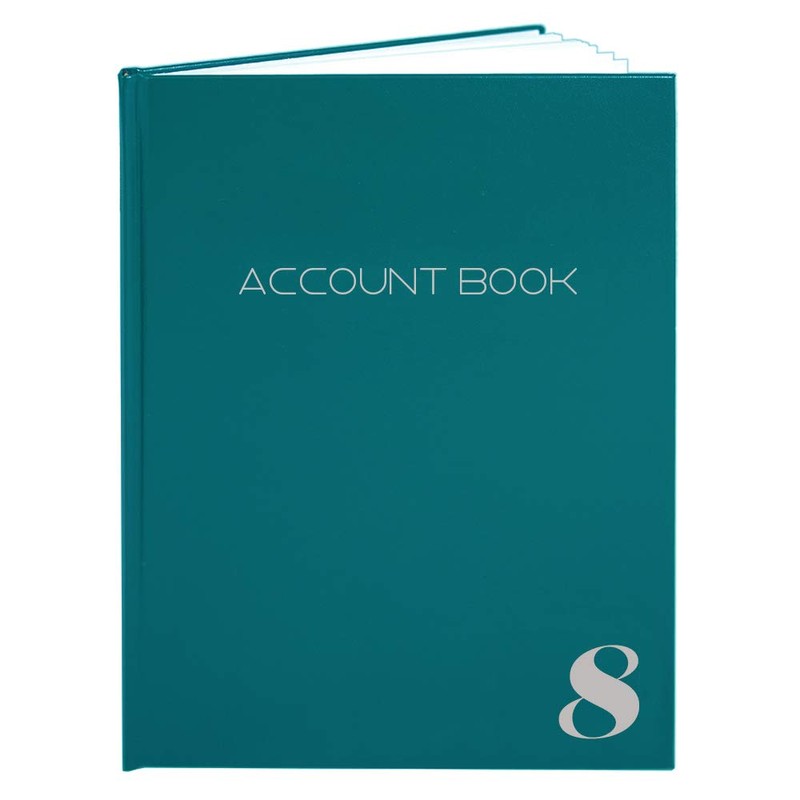 BookFactory 8 Column Ledger Book/Account Book/Accounting Ledger/Notebook (Eight Columnar Book