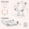 BambooMN Metal Universal Book Tablet Stand - White - 1