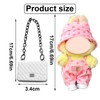 Doll Clothes Accessories, Doll Clothes, Pink Overalls and Hat with