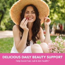 HAVASU NUTRITION Biotin Gummies | 5000mcg | Ultimate Hair, Skin, & Nails Support for Women | Beauty Supplement for Faster Hair Growth | Strawberry Flavored Gummies with Coconut Oil | Gluten-Free, Vegetarian | 90 Ct.