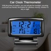 Car Clock Thermometer 2 in 1 Digital Clock & Temperature