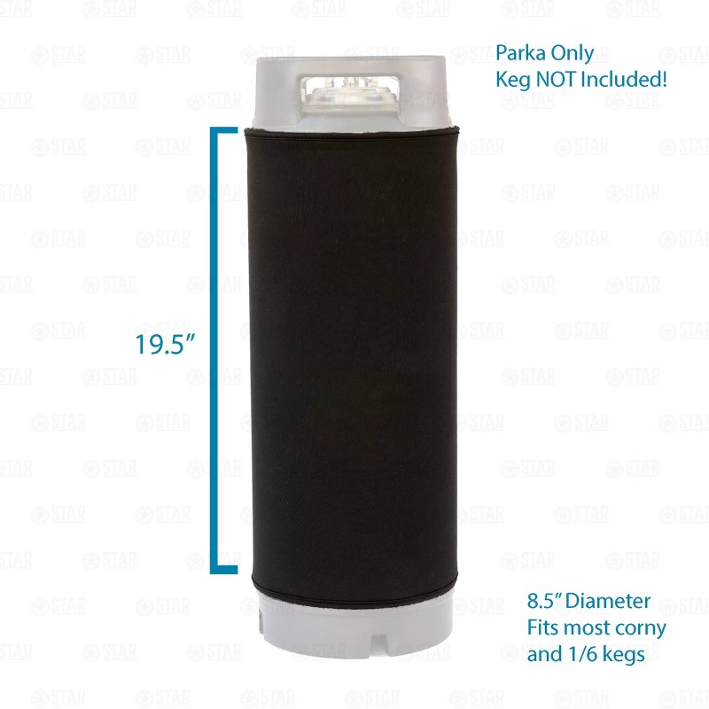 Star Beverage Supply Co. Neoprene Insulating Keg Koozie Parka Wrap