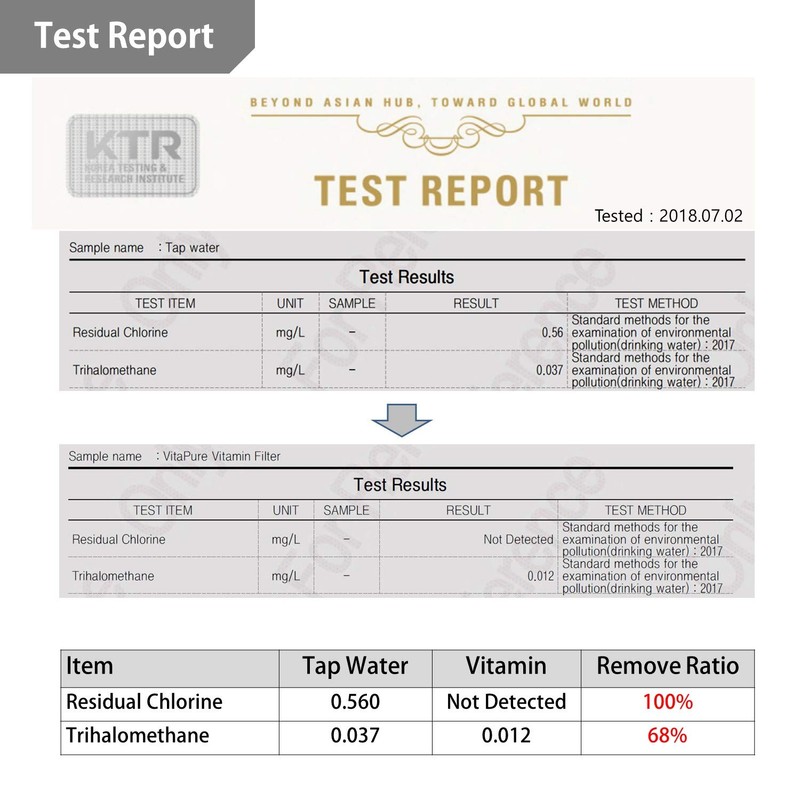 VitaPure VCF-50V Ultra Compact Vitamin C Inline Shower Filter aka
