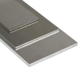 Aluminium plate, thickness: 15 mm (1.5 cm), width 50 mm x length 150 mm (5 cm x 15 cm), cut to size.