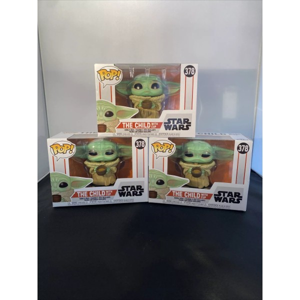 Funko Star Wars~NEW! Funko Pop! Mandalorian- “The Child” w/Cup #378