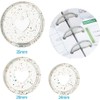 10 Pcs 24mm Binder Rings Loose Leaf Binder Ring, Binder