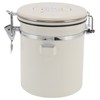 Airtight Coffee Canister 304 Stainless Steel Valve with Scoop for