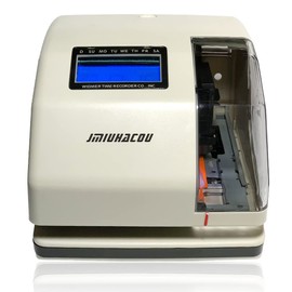 JMIUHACOU T4U Digital Time Stamp,Electronic Time Clock and Document Stamp,Multifunction Time/Date/Number Stamp