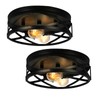 Popity home 2 Pack Ceiling Light Fixture, Farmhouse Light Fixture