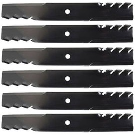 (6 Pack) Premium Replacement Mulching Lawn Mower Deck Blade fits Oregon 596344 396-806 491-622 596-344 596-817 | 18" x 2 ½"