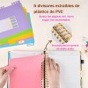 Libreta Universitaria Cuaderno Profesional 5 Color 300 Hoja Color Negro