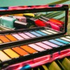 BYS Eyeshadow Palette Tin with Mirror and Applicator 12 Shades