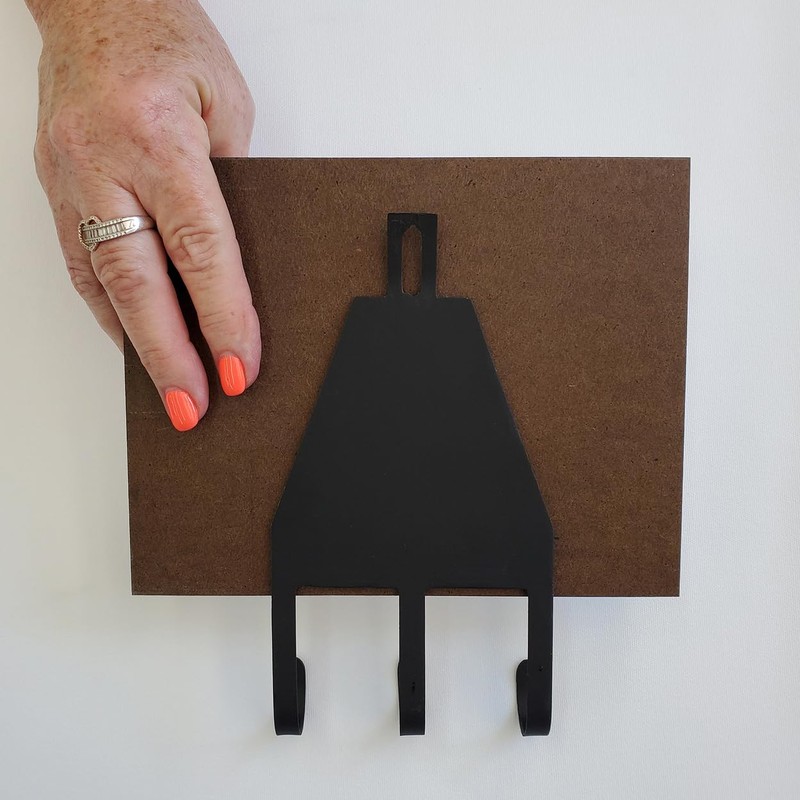 Caroline's Treasures Welcome Friends Chocolate Poodle Wall Hook, Triple