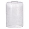 PurtekInfi Clear Bubble Seeded Cylinder Glass Lamp Shade, 1-5/8” Fitter,