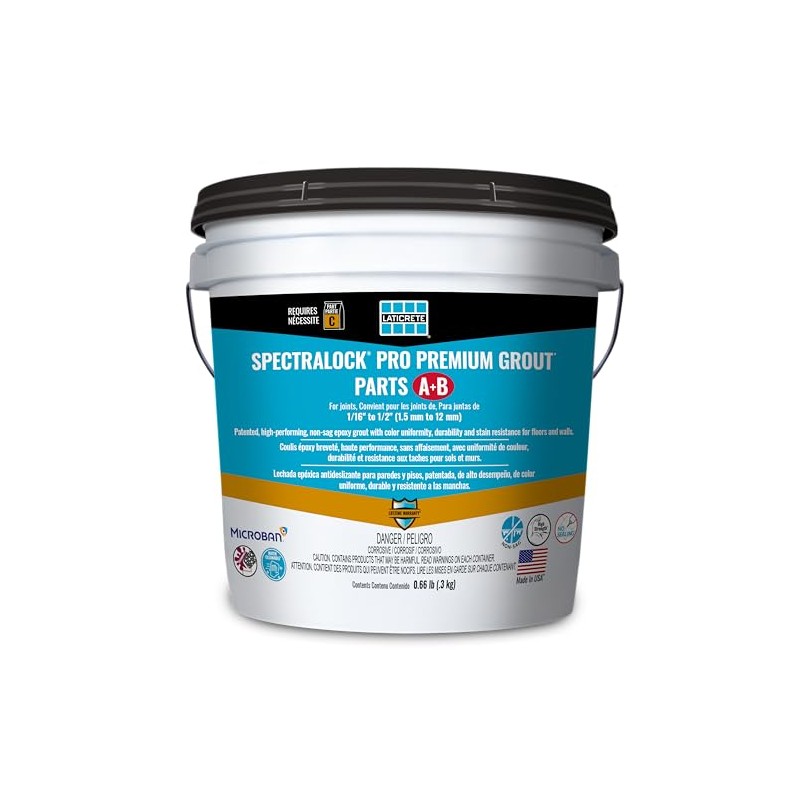 LATICRETE SPECTRALOCK® 1 Pre-Mixed Grout – Ready-to-Use One-Component Tile Grout