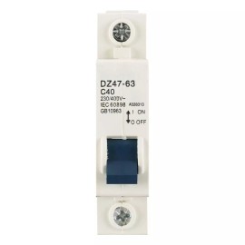 Baomain 40A Mini Circuit Breaker 1 Pole Ac 230V Dz47 63 C Type Short Circuit Protection
