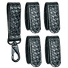 TAFTACFR Basketweave Duty Belt Keeper with Double Snaps(Set of 4)