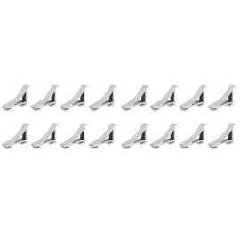 16pcs Refrigerator Shelf Clips Cooler Shelf Support Hooks Easy to Use Freezer Clip Brackets for Secure Fridge Organization