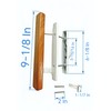 Sliding Door Handle Replacement Set,Non-Keyed(White)3-15/16 H.S.