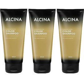 Alcina Colour Shampoo Gold 200 ml Pack of 3