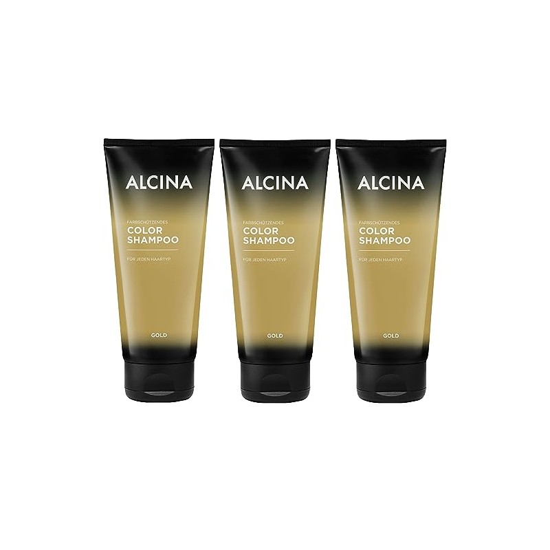 Alcina Colour Shampoo Gold 200 ml Pack of 3