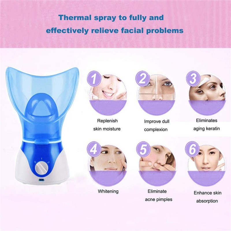 Facial Steamer Professional Steam Inhaler Facial Sauna Spa for Face