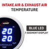 RACETECH 2-1/16" 52mm Blue LED Digital Electrical Dual Intercooler Temp
