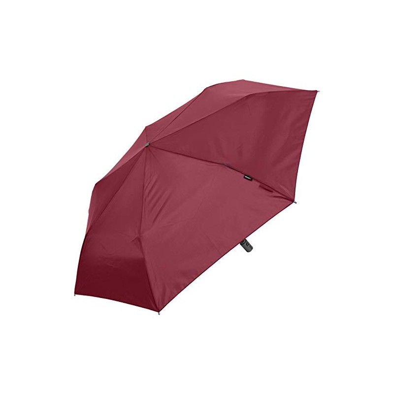 Knirps Slim Duomatic Pocket Umbrella, burgundy