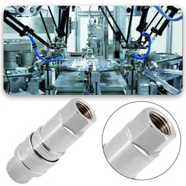 LT Easiyl 1pc M14x1.5mm Hydraulic Fitting Carbon Steel Quick Connect Pressure Washer Adapter Thread for Garden Lawn Farmland Irrigation Pressure Washer Pump