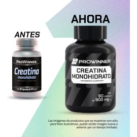 Suplemento Creatina Monohidrato 100 (80 Cps) - Prowinner Natural