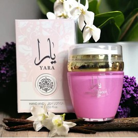 Lattafa Yara Hand & Body Lotion for Women (1.53 Oz) - Nourishing and Moisturizing Formula Body Care Skin Care Daily Comfort Cosmetic Hydrating