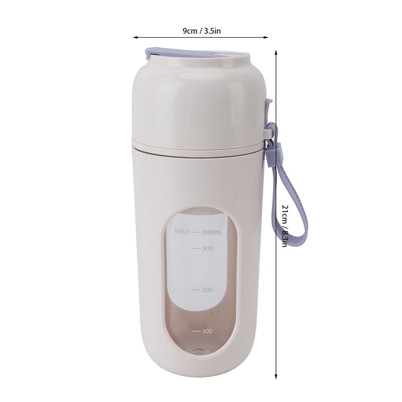 Portable Blender USB Rechargeable 12 Steel Blades Mini Blender Cup