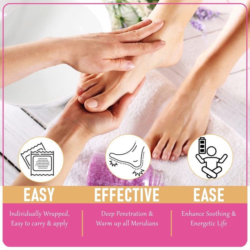 QiMOXA Upgraded Foot Pads-Nature Pads for Foot Care-Highly Effective Odor