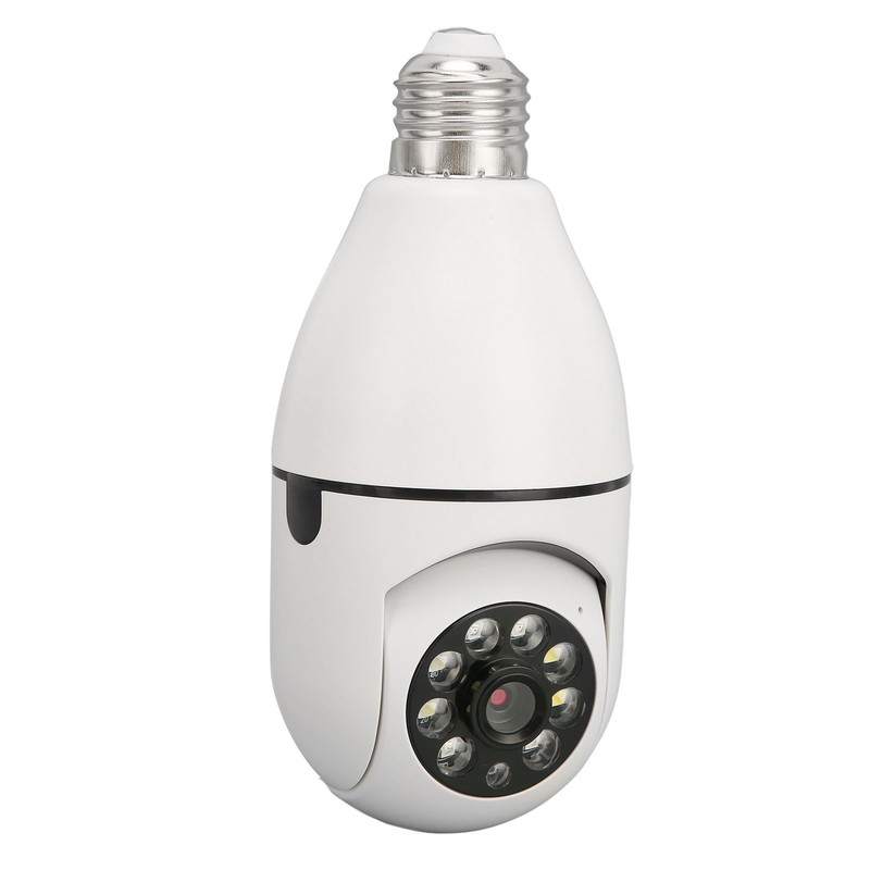Bulb Security Camera 1080P Wireless 360 Degree Panoramic Intelligent HD