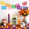 AUGSUN 10 Pcs Dia De Los Muertos Ofrenda,Day of The