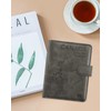 WALNEW RFID Blocking Passport Holder Travel Wallet Cover Case (N-Gray)
