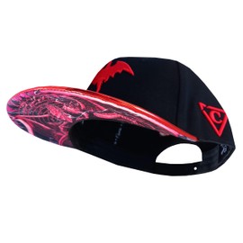 Capiche [99+ Variations] Snapback Cap Men's Cap - Baseball - Hat - Art - Unisex - Visor - Men - One Size - Tattoo - Men - Women, [Dragon] Blue & Red Dragon