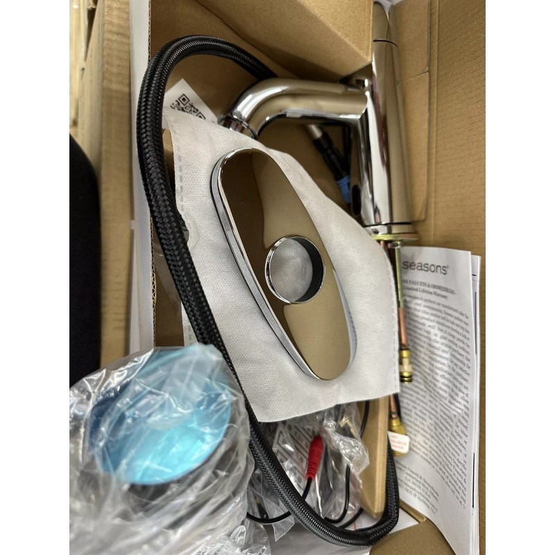 Seasons Touchless Bathroom Sink Faucet With Drain Chrome 158721