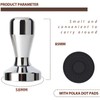 Coffee Tamper with Mat - Essential Barista Tool for Perfect