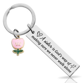 OEHEDOU Mothers Day Gifts For Sister Gifts For Sister Funny Gifts For Sisters Birthday Gift For Sister From Sisters Long Distance Relationship Gift Birthday Item For Women Cute Keychains For Siblings