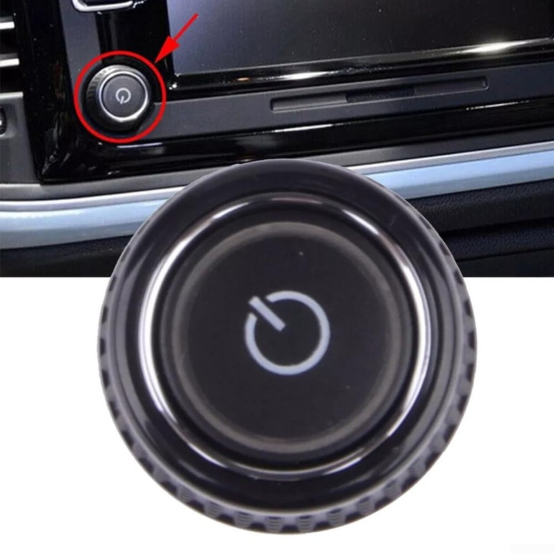 SPORTARC Car Radio Control Knob Replacement for Golf 6 for