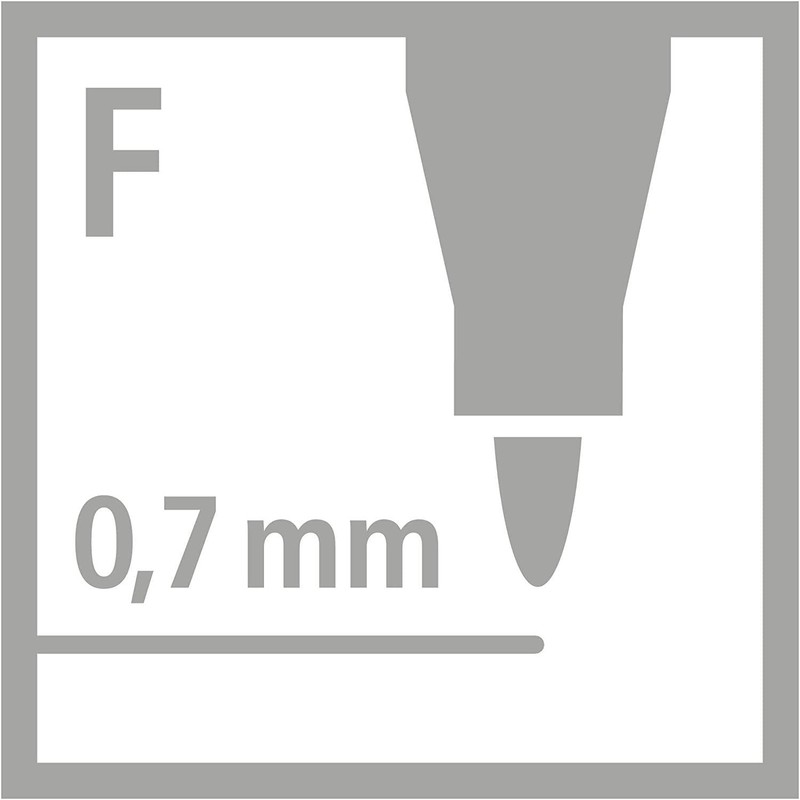 STABILO OHPen Permanent Fine Tip Pens for Transparent Black Pack