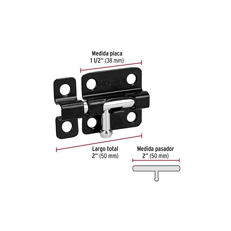 Hermex PAS-26, Pasador de barril de 2"
