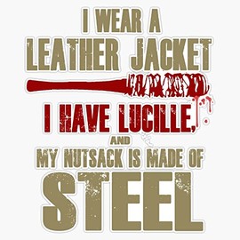 Negan quote Bumper Sticker Vinyl Decal 5 inches