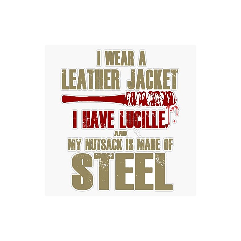 Negan quote Bumper Sticker Vinyl Decal 5 inches