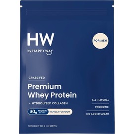 Happy Way Premium Whey Protein Powder Vanilla for Men 900g