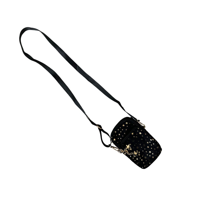 Love EMVY Midnight Sparkle Stars Phone Bag Crossbody with adjustable